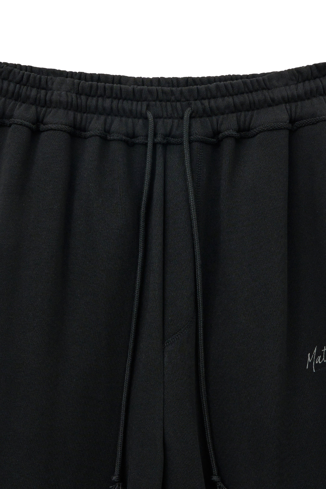 Matin Kim Drawstring Point Sweatpants — Black