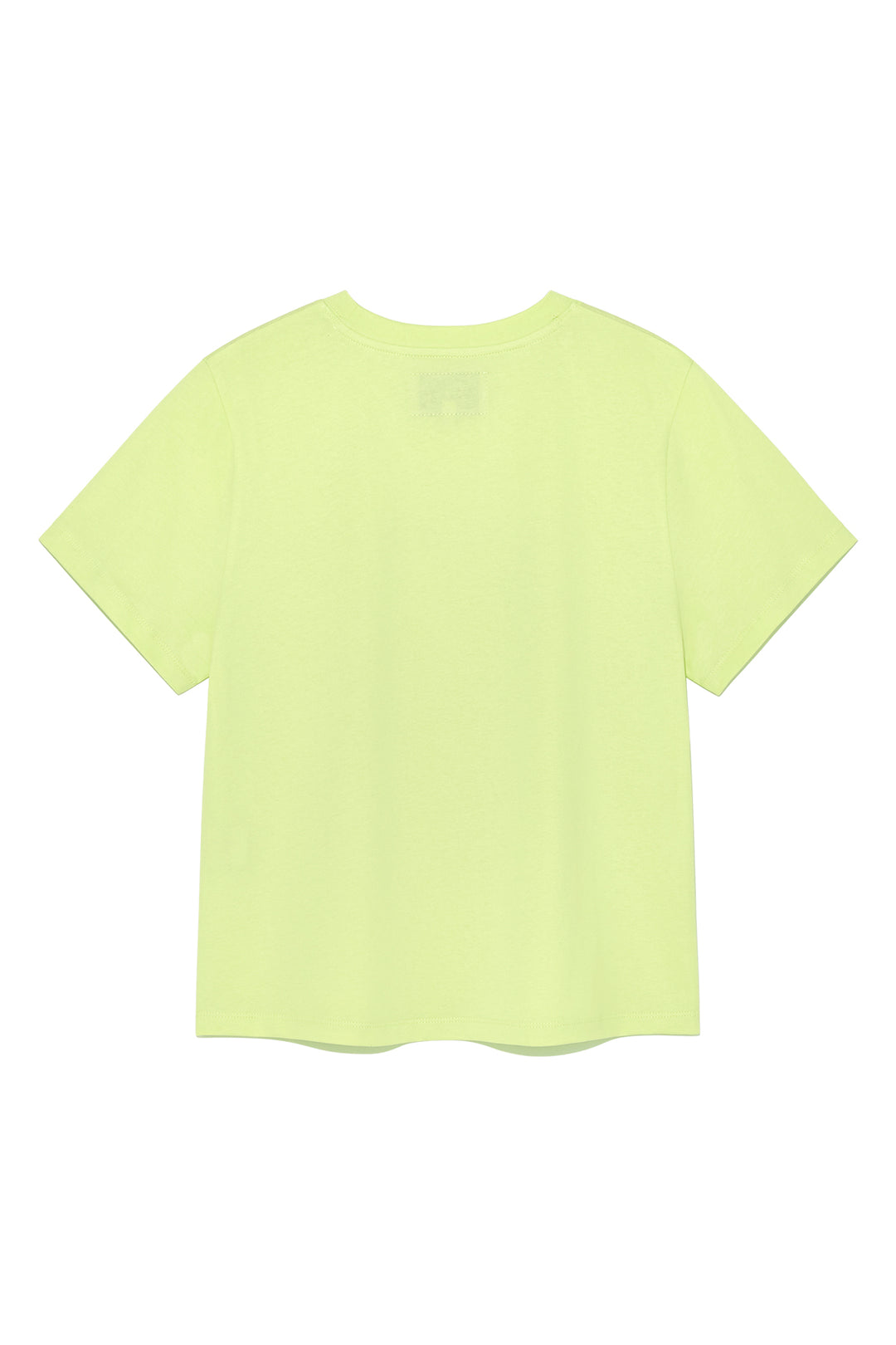 Matin Kim Sticker Graphic Logo Top Lime