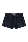Matin Kim Stitch Point Denim Shorts — Black