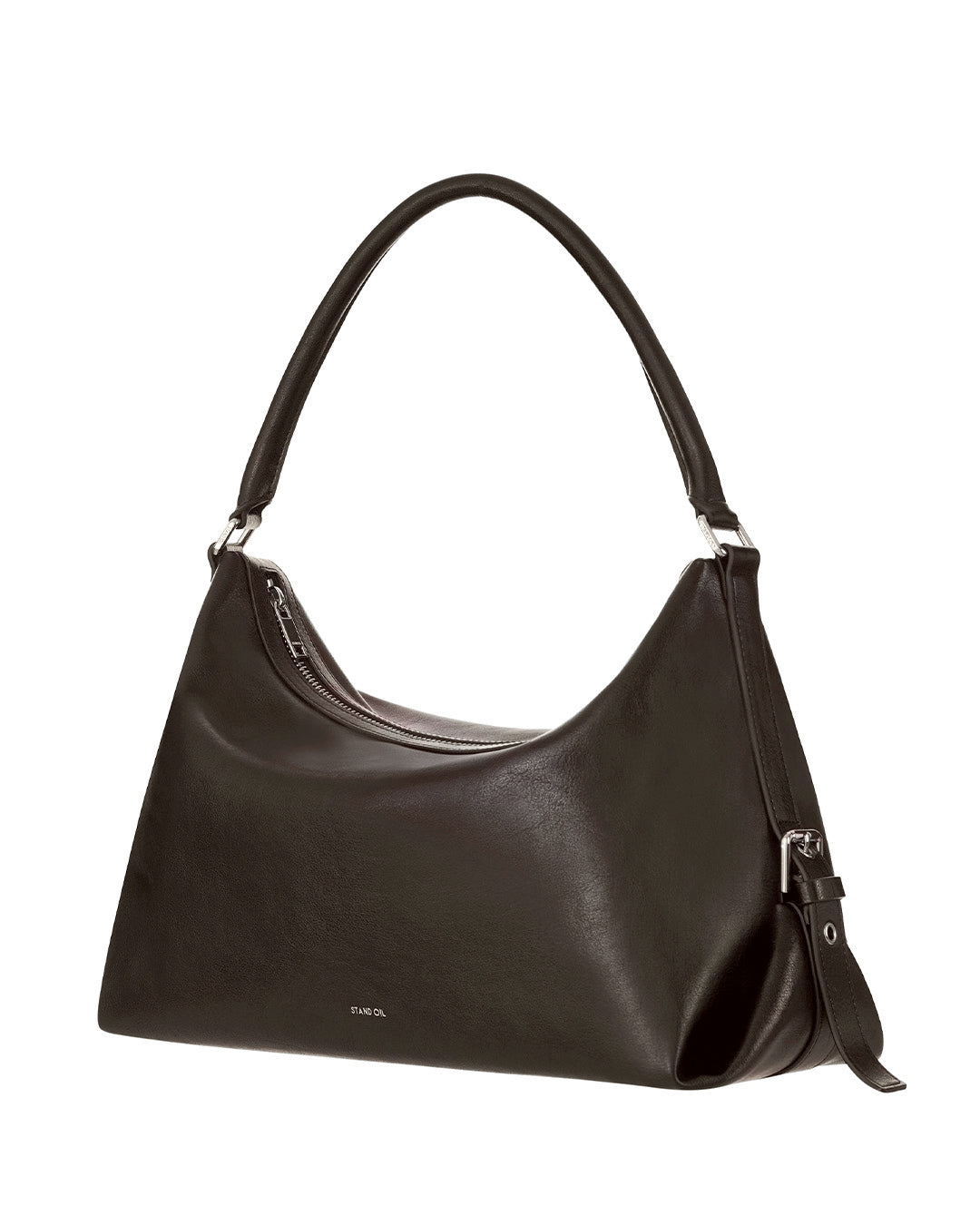 Stand Oil Mushy Bag — Nubuck Slouch Tote — Maroon