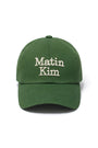 Matin Kim Volume Logo Ball Cap — Green