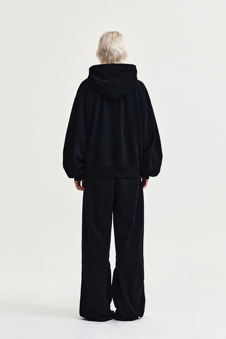 Matin Kim Drawstring Point Sweatpants — Black