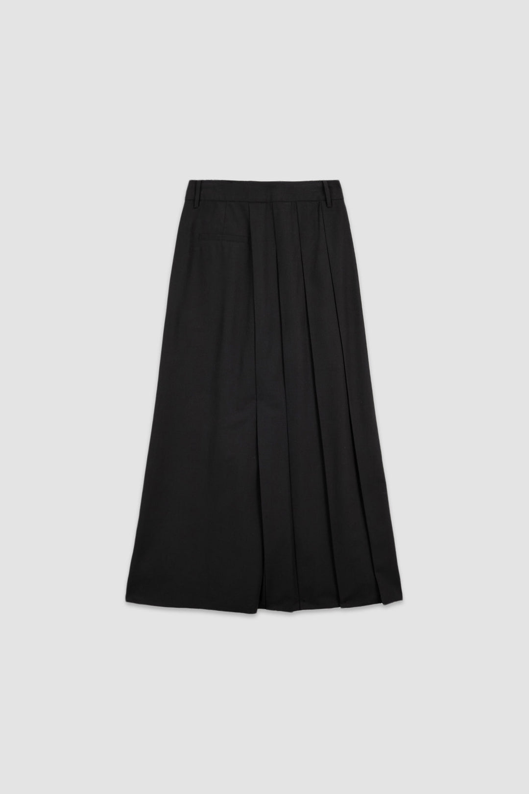 KIMMATIN Unbalance Pleats Pants — Black