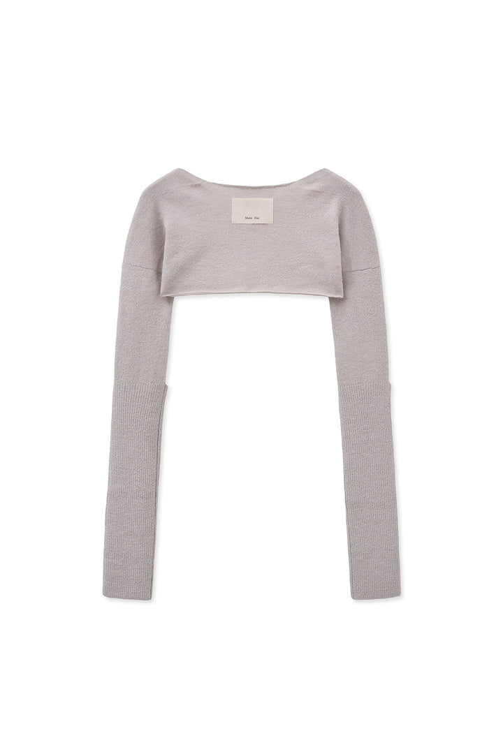 Matin Kim Bolero Knit Muffler Light — Beige