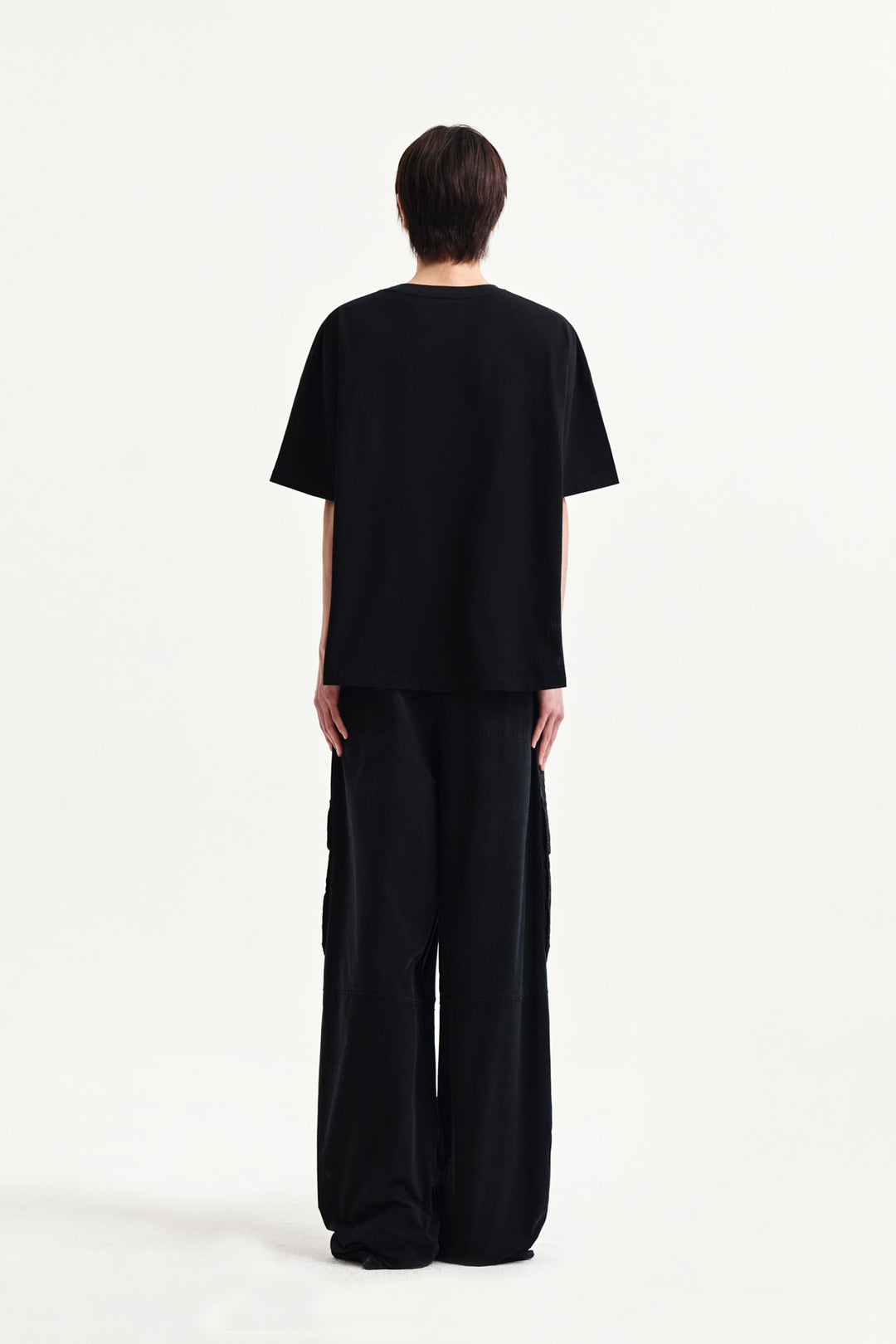 Matin Kim Graffiti Artwork Top — Black