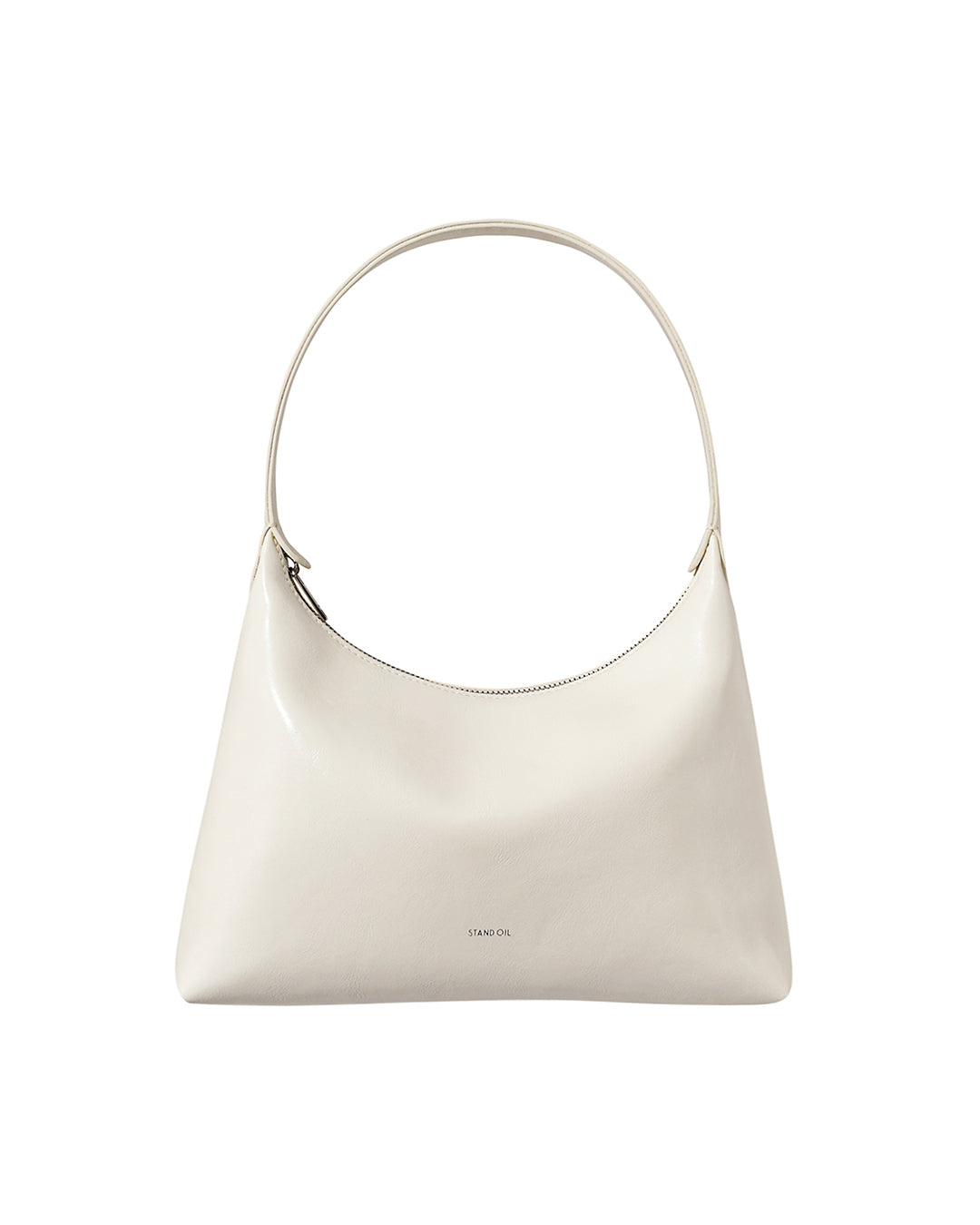 Stand Oil Plump Bag — Triangle Shoulder — Cream