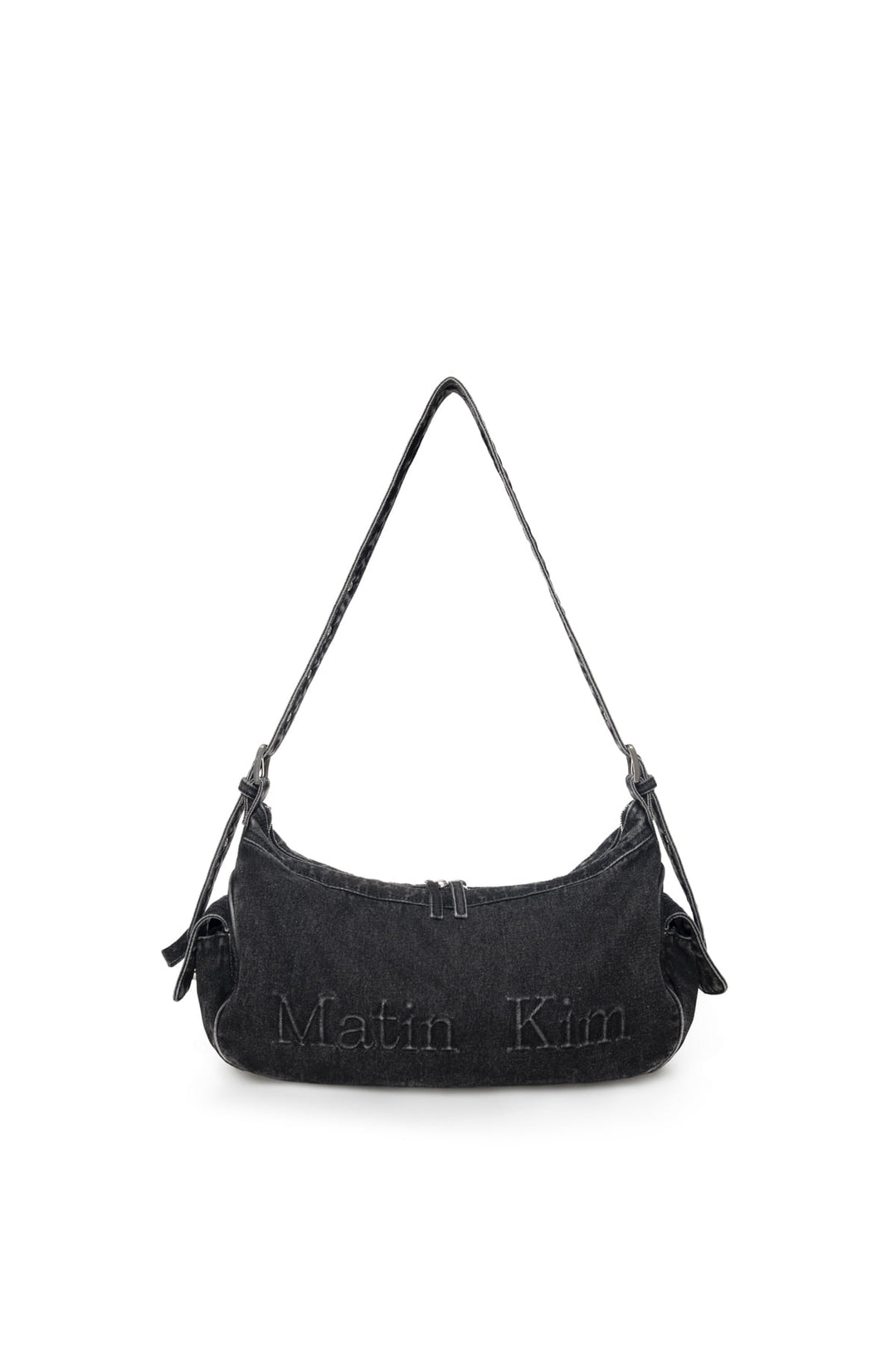 Matin Kim Dust Denim Side Pocket Bag — Black