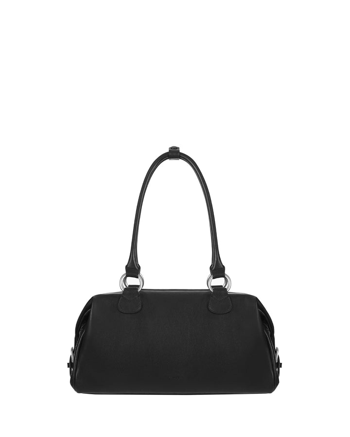Stand Oil Zuni Bag — Washed Leather Crossbody — Black
