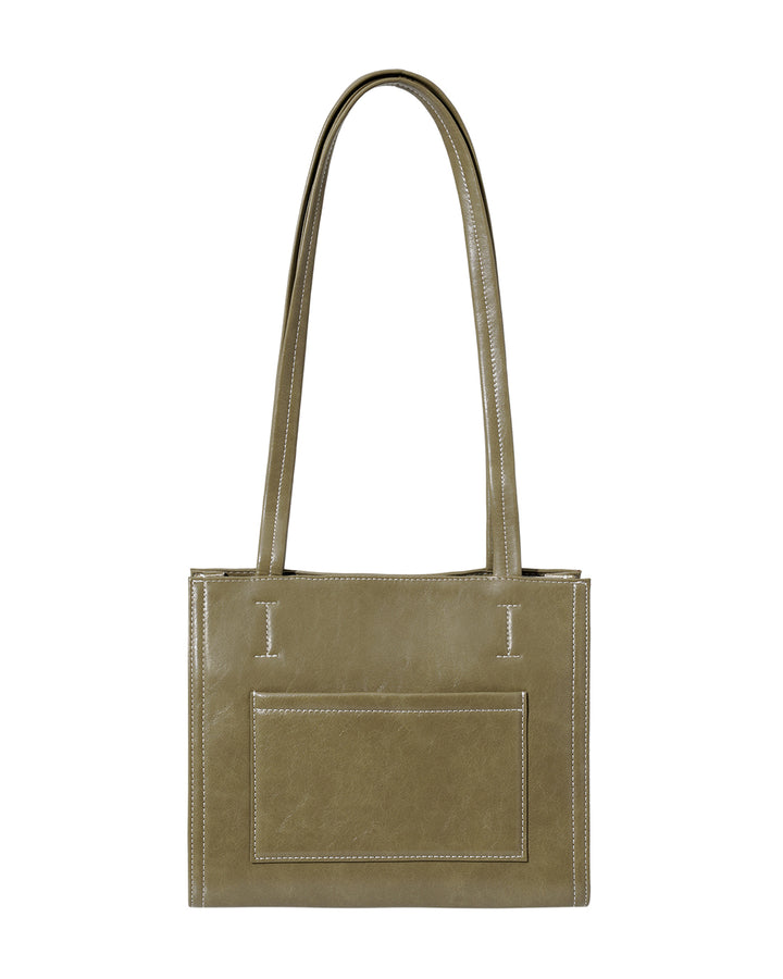 Stand Oil Oblong Mini Bag — Basil green