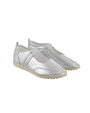 Stand Oil Strap Mary Jane Sneaker — Silver