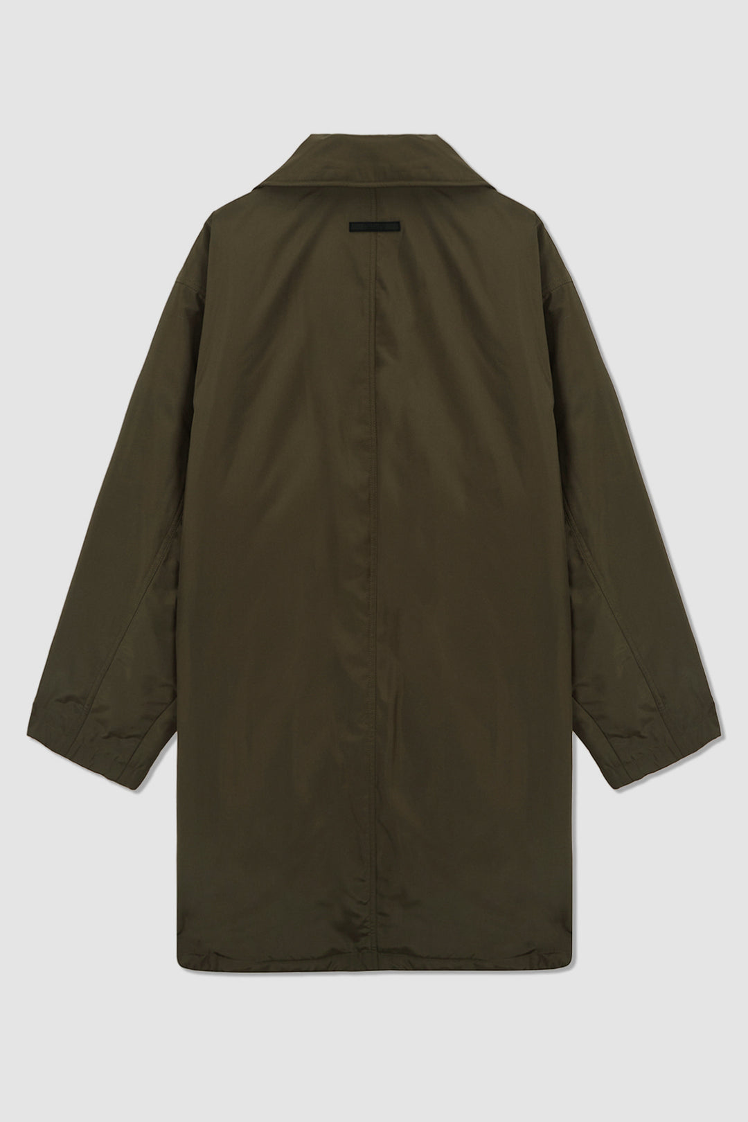 KIMMATIN Highneck Oversize Padded Jumper — Khaki