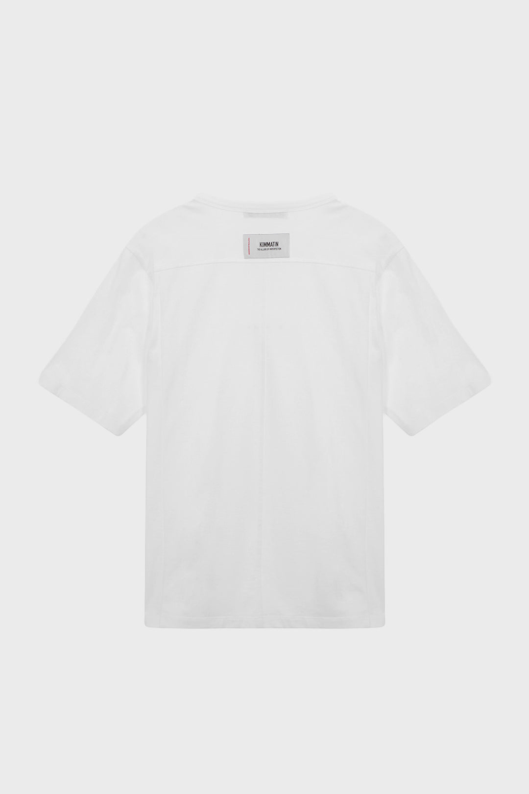KIMMATIN Shoulder Hole Half Sleeve Top — White