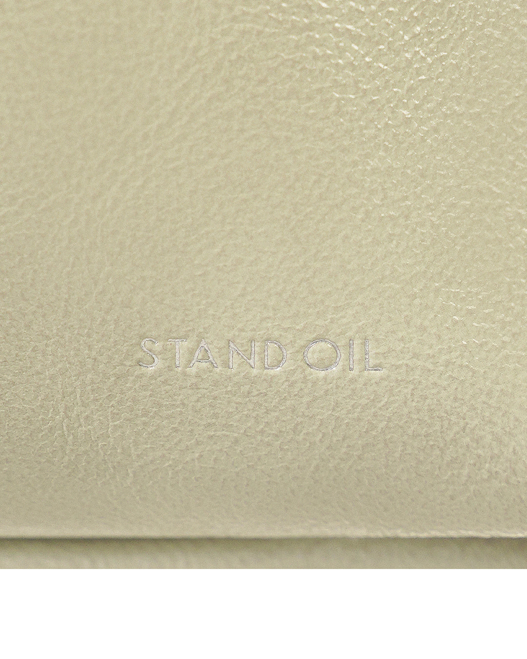 Stand Oil Tickle Bag — Glossy Half-Moon Crossbody — Olive