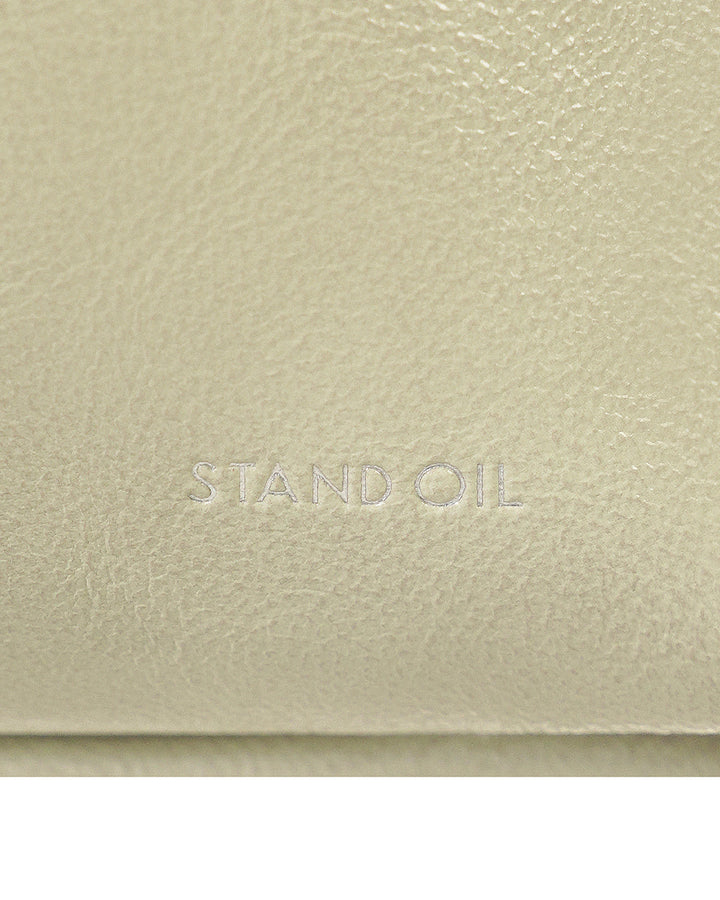 Stand Oil Tickle Bag — Glossy Half-Moon Crossbody — Olive