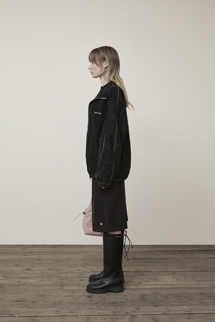 Matin Kim Stitch Point High Neck Jumper — Black
