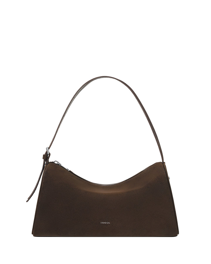 Stand Oil Melly Bag — Glossy Wrinkle Leather — Maroon