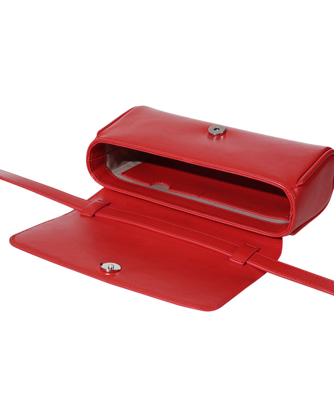 Stand Oil Butter Bag — Sculptural Crossbody — Tomato