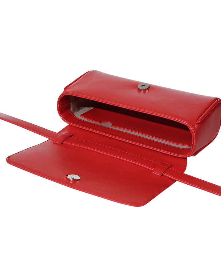 Stand Oil Butter Bag — Sculptural Crossbody — Tomato
