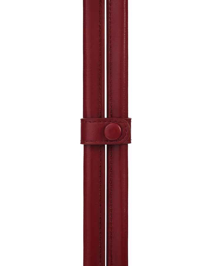 Stand Oil Square Bowling Bag — Red wine