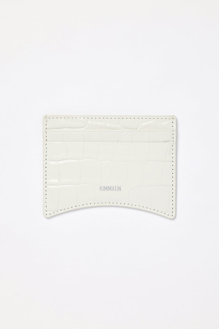 KIMMATIN Arch Shape Card Wallet — Ivory