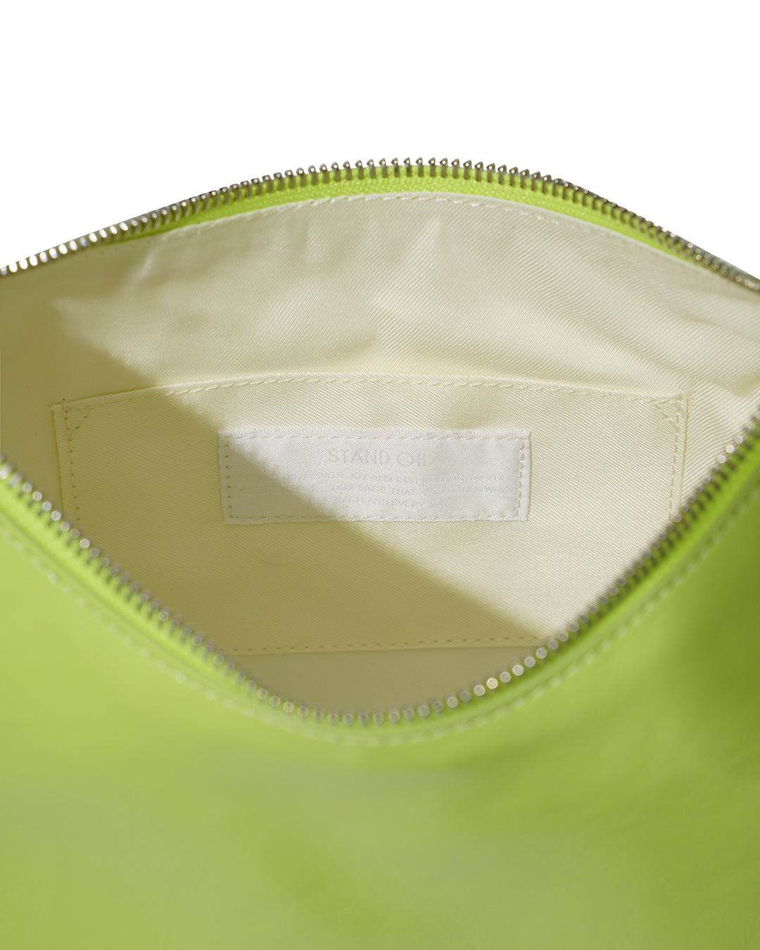 Stand Oil Plump Bag — Triangle Shoulder — Lime