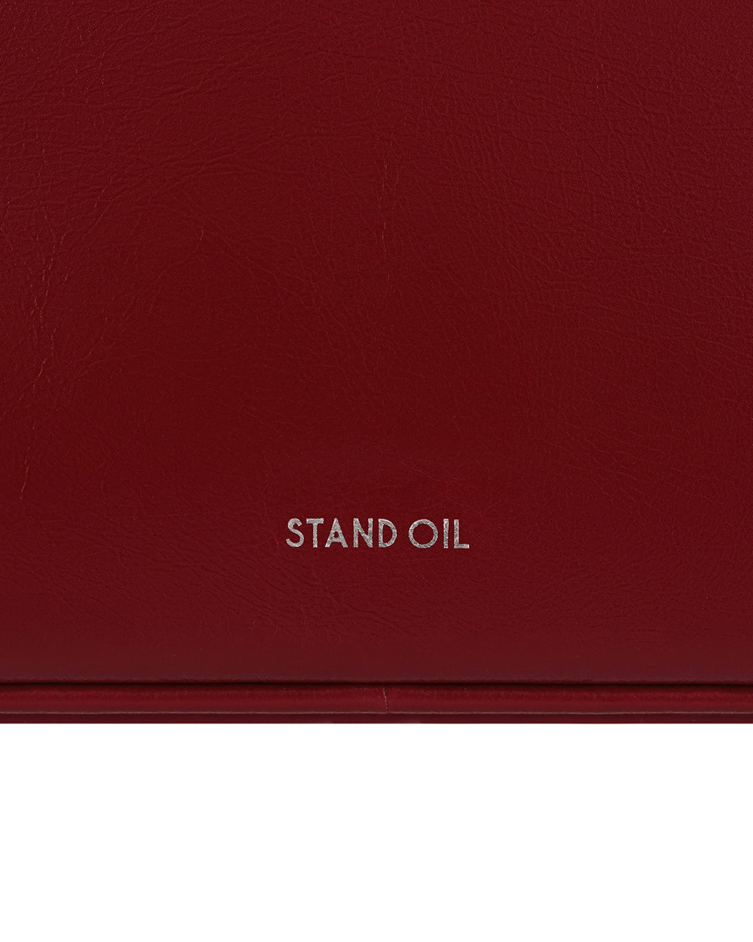 Stand Oil Square Bowling Bag — Red wine