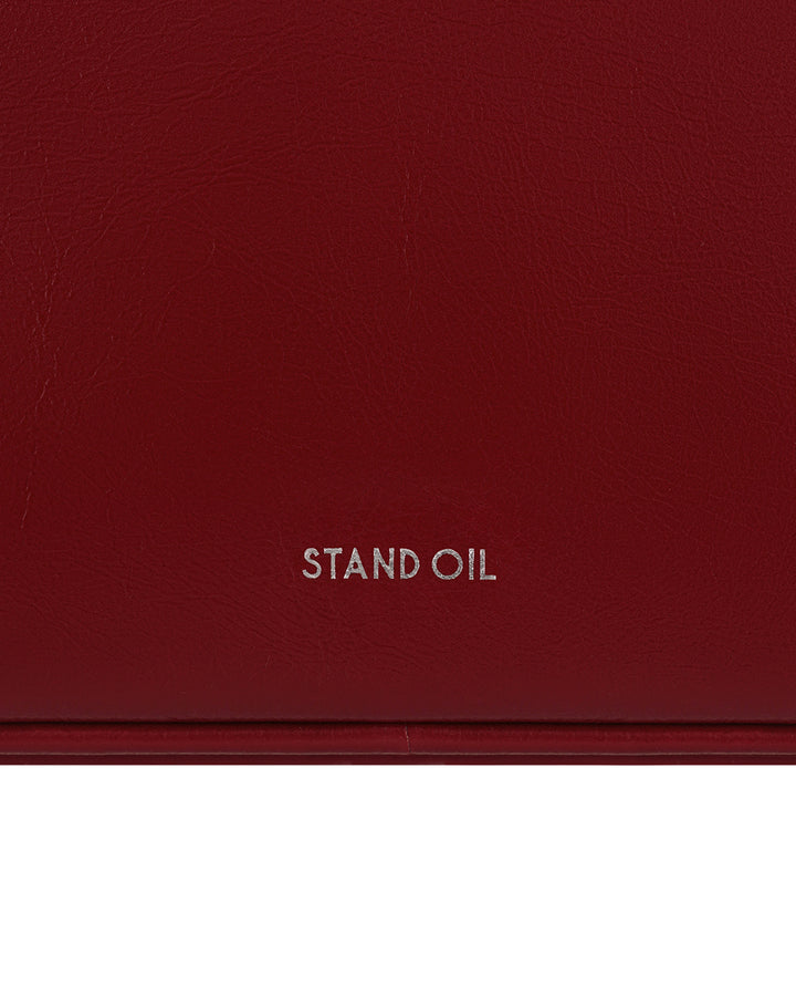 Stand Oil Square Bowling Bag — Red wine
