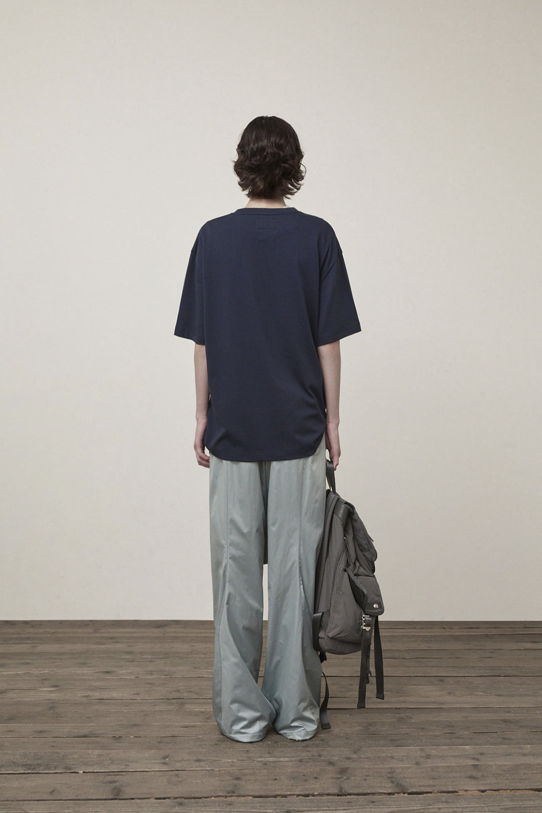 Matin Kim Vintage Logo Graphic Top — Navy blue