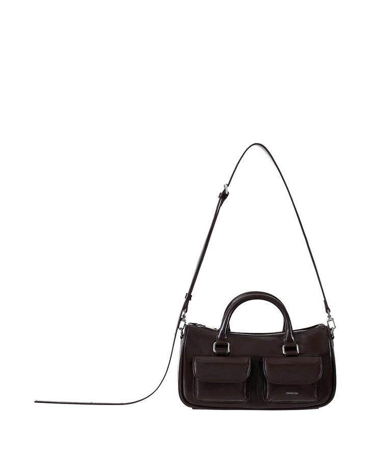 Stand Oil Chubby Half Bag — Maroon