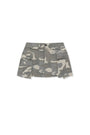 Matin Kim Cargo Mini Denim Skort — Beige