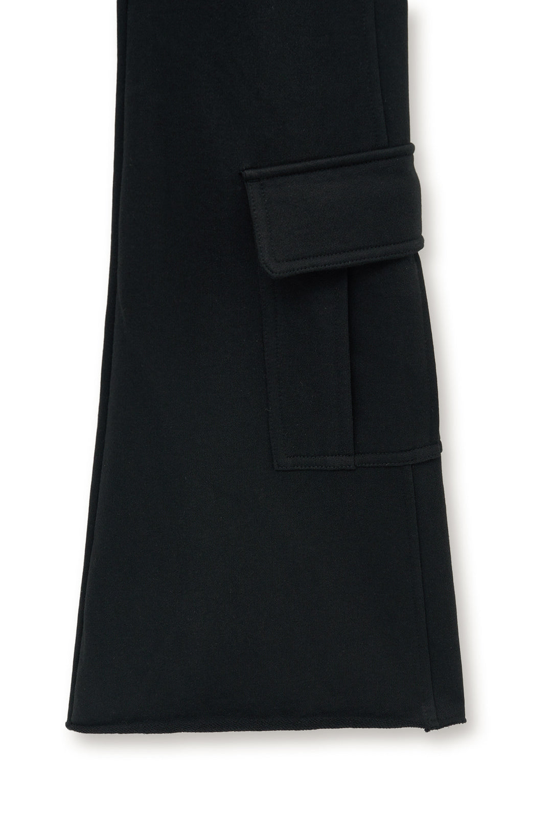 Matin Kim Boots Cut Slim Cargo Sweatpants — Black