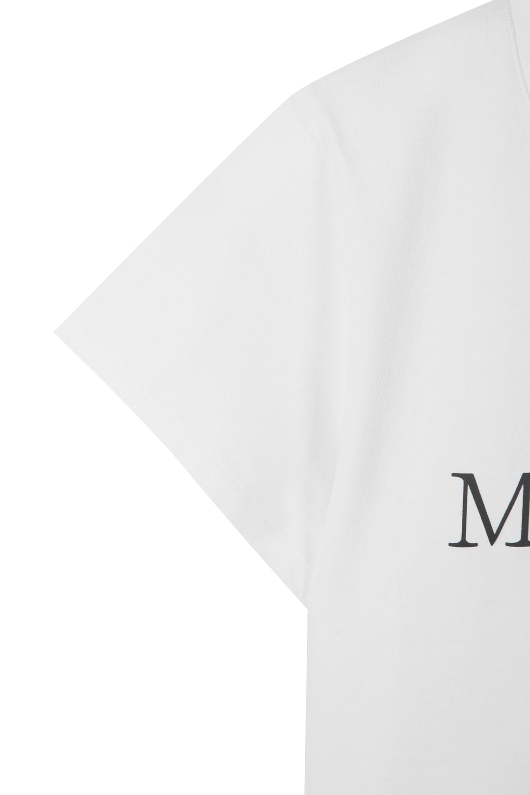 Matin Kim Logo Crop Top — White