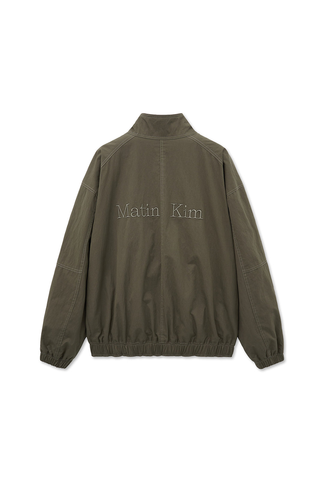 Matin Kim Utility Bomber Jumper in Khaki — Brown