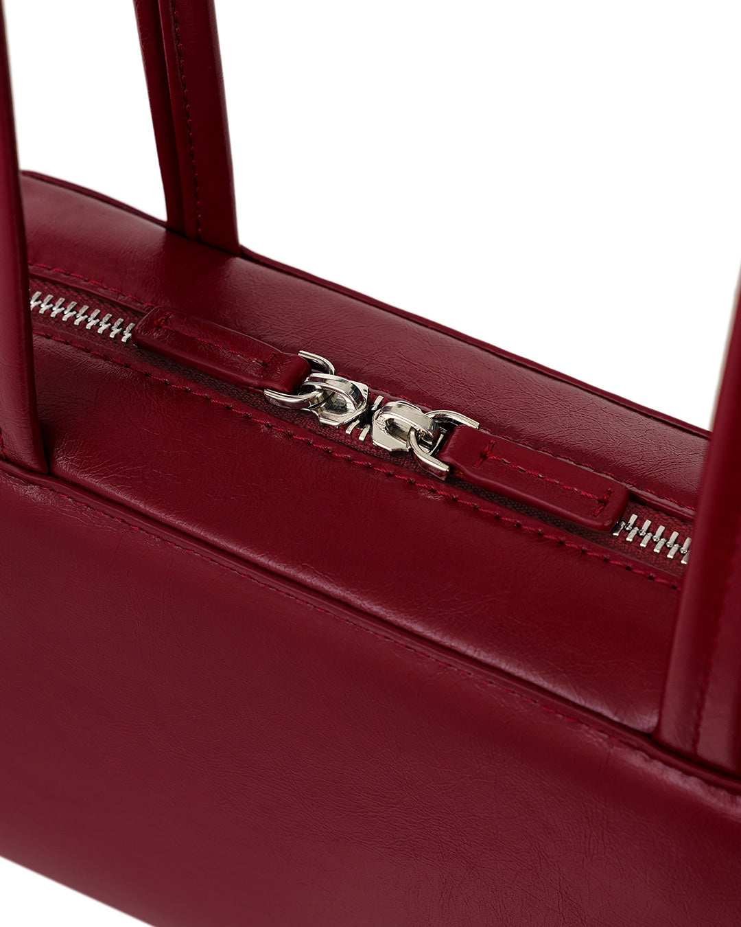 Stand Oil Post Bag — Square Box Shoulder — Red wine