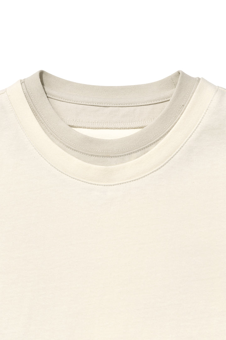 Matin Kim Color Point Layered Top — Ivory