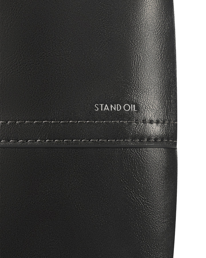 Stand Oil Tovi Bag — Half-Moon Tote — Metallic Gray