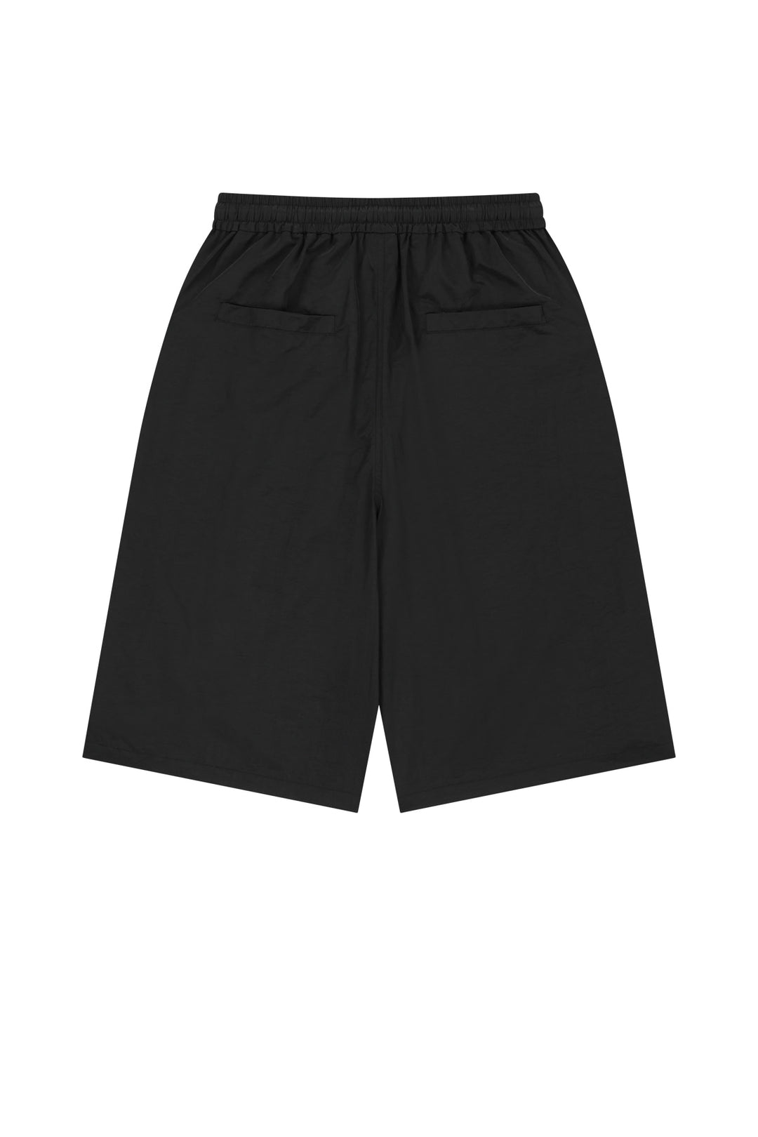 Matin Kim Side Logo Bermuda Track Pants — Black