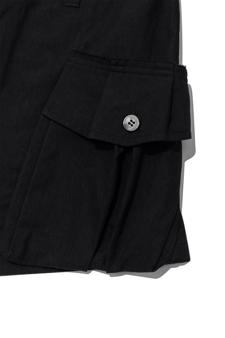 Matin Kim Big Pocket Volume Shorts — Black