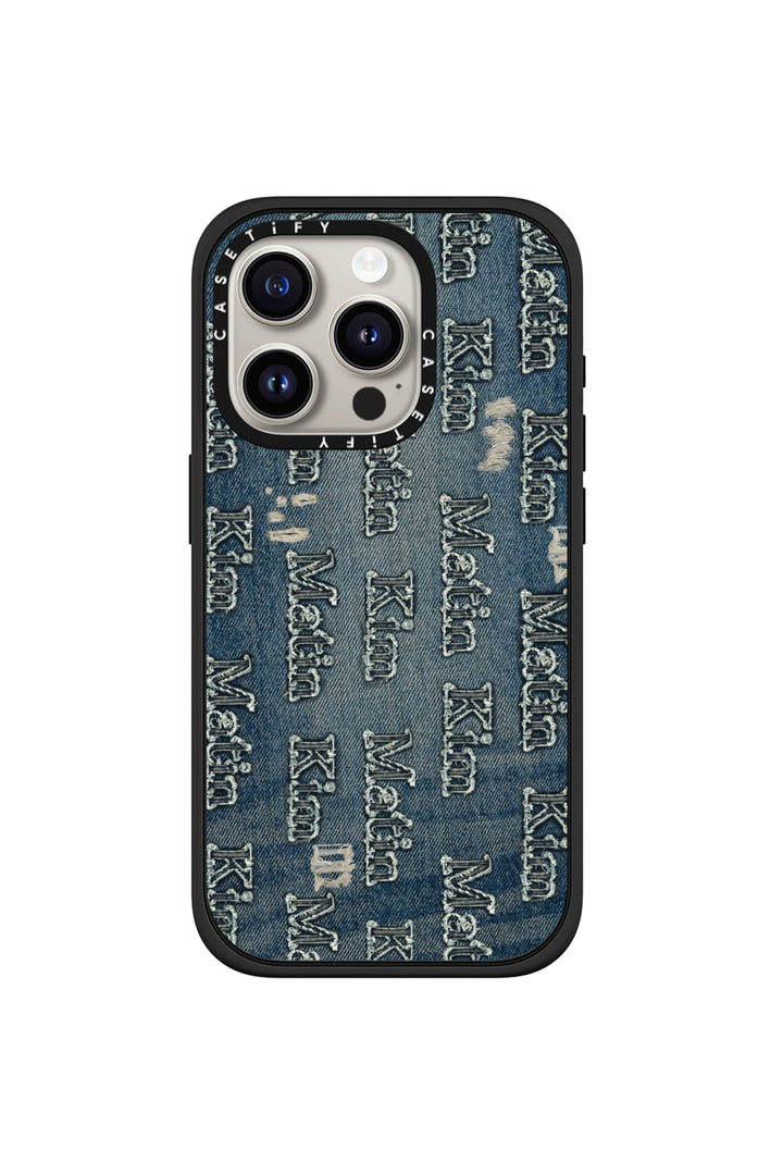 Matin Kim x Casetify Denim Case — Blue