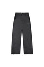 Matin Kim Back Tuck Detail Denim Pants — Black