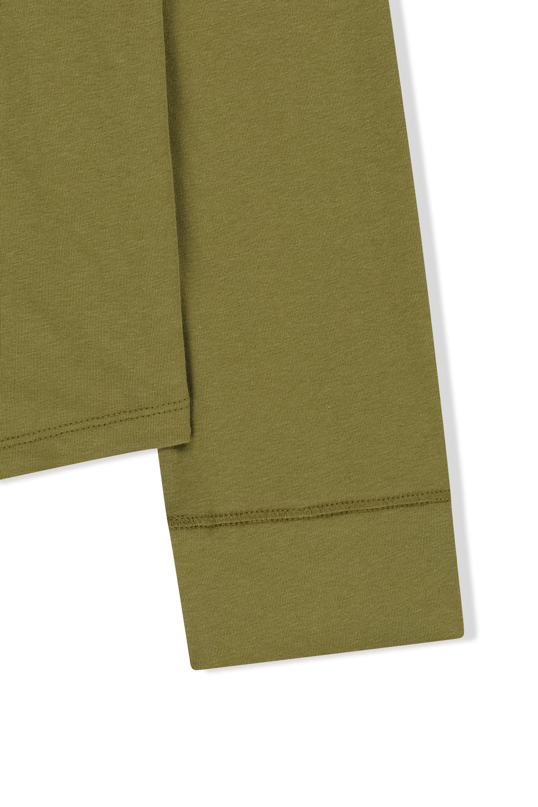 Matin Kim Asymmetric Button Closure Top — Olive