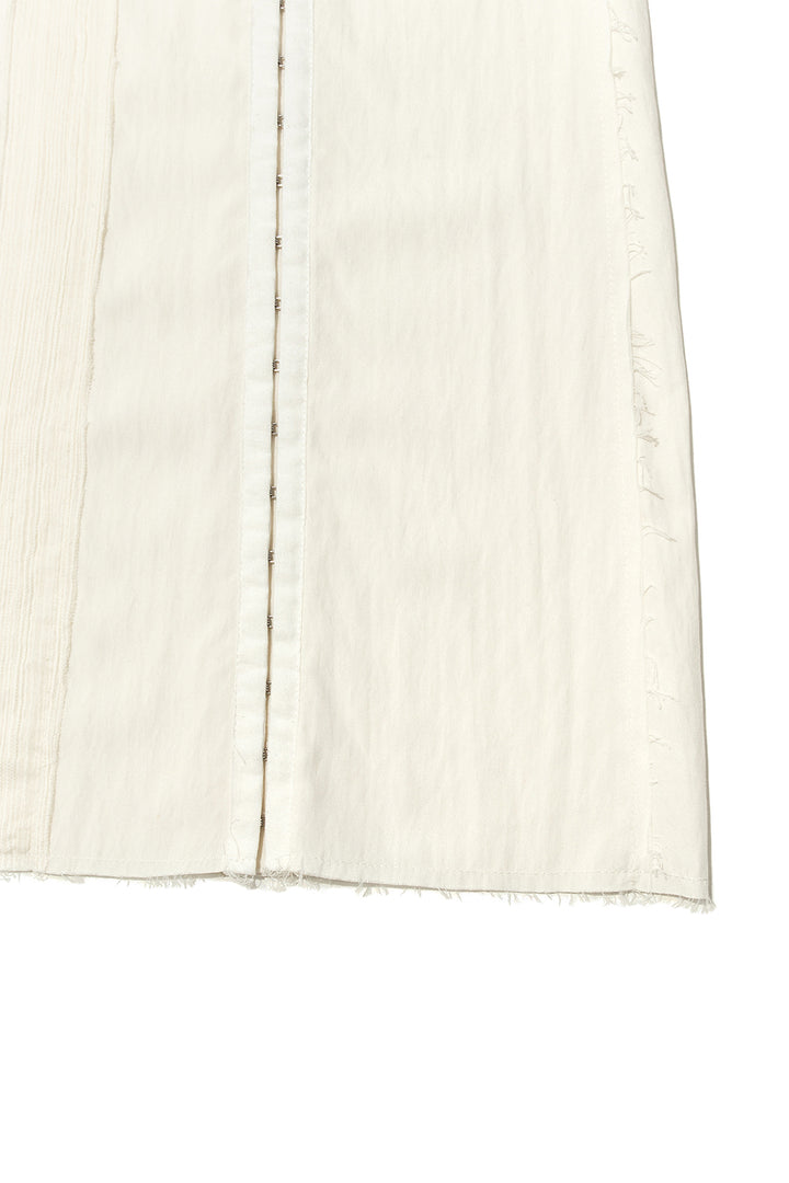 Matin Kim Hook and Eye String Long Skirt — Ivory