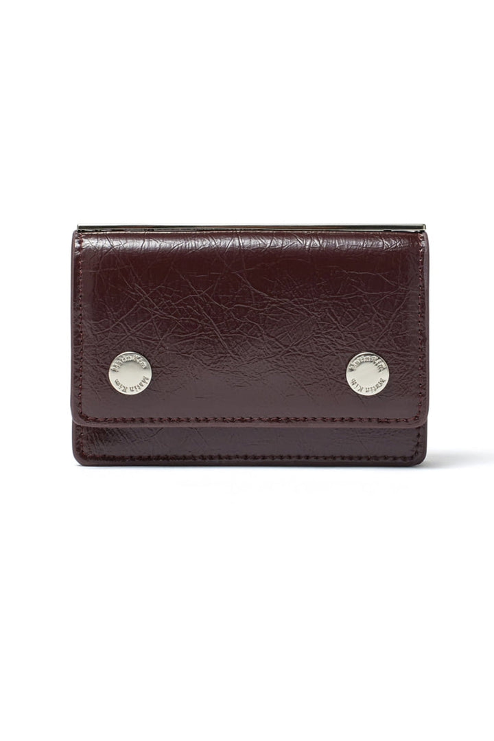 Matin Kim Pocketpack Accordion Wallet — Burgundy
