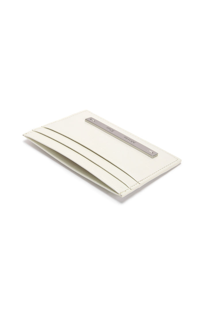 Matin Kim Glossy Card Wallet — Ivory