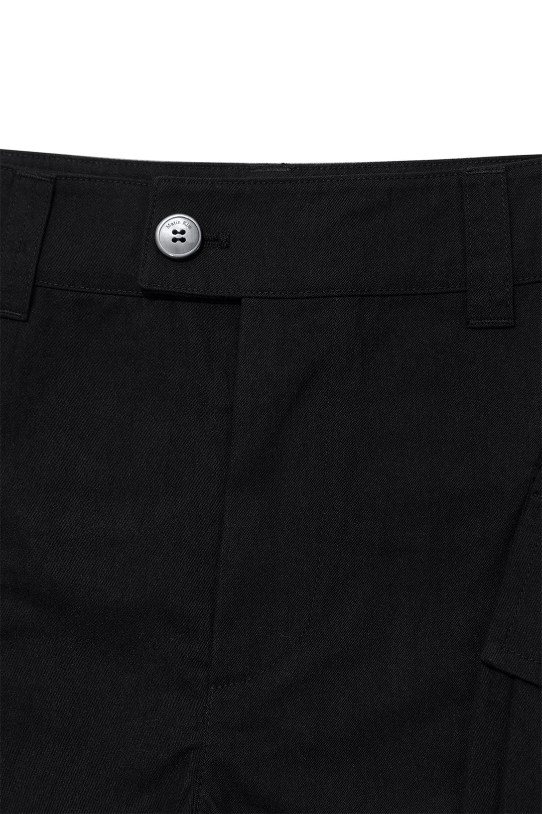 Matin Kim Big Pocket Volume Shorts — Black
