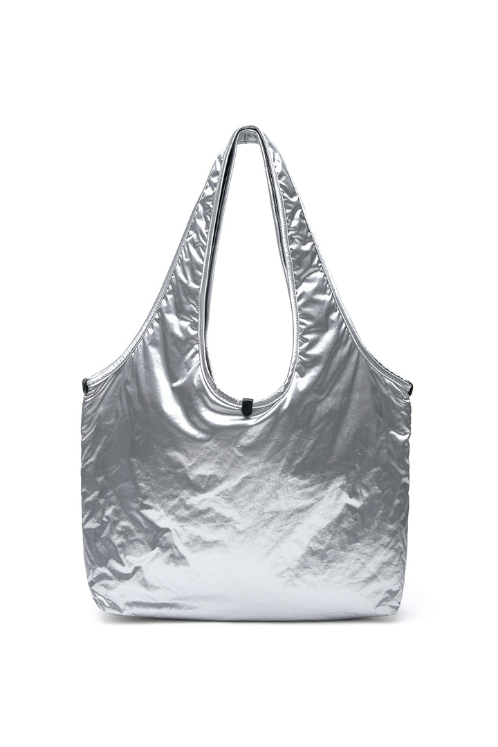Matin Kim Logo Quilting Ecobag — Silver