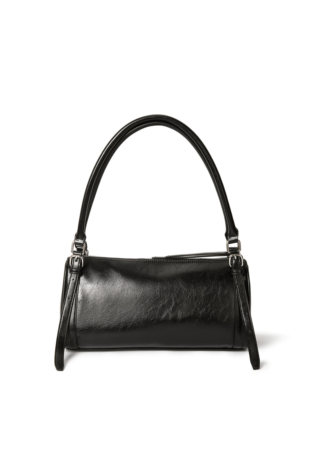 Matin Kim Buckle Strap Shoulder Bag — Black