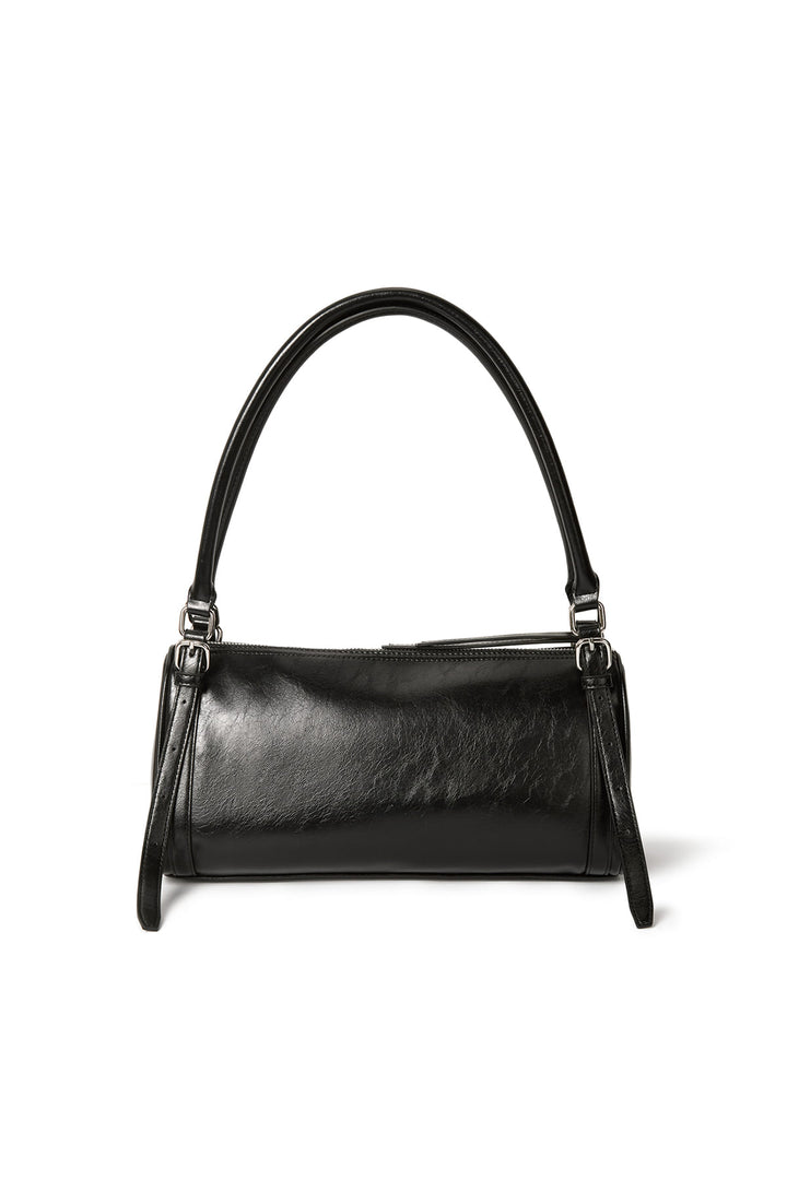 Matin Kim Buckle Strap Shoulder Bag — Black