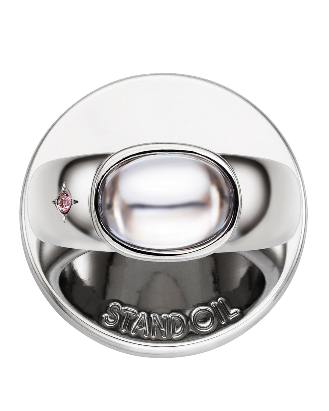 Stand Oil Bonbon Gripring — Candy-Inspired Bag Charm — Silver