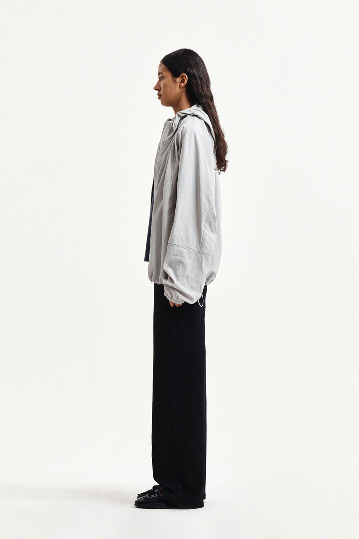 Matin Kim Back Logo Windbreaker — Light — Beige